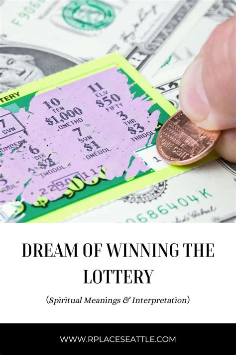 dream interpretation winning lottery